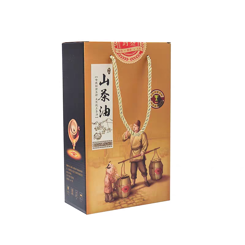 小磨香油包装礼品盒制作要点：如何选择材料与工艺制作（二）